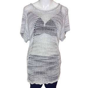 Helmut Lang Open Knit Tunic Sweater /Dress/ Cover-up Size M